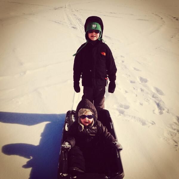 mandsmader's tweet photo. Awesome day on the lake. @northface keeping us nice and warm. http://t.co/b1zuUTelBc
