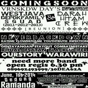 Next perform kita nih guys @GedungRamanda Depok I , see you guys !:) #KeepFastInHardLife