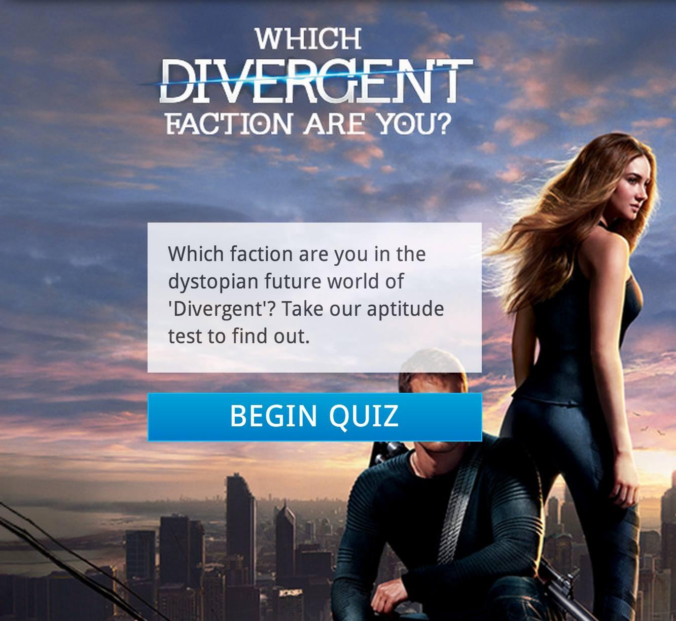 AMC Theatres on X: &ldquo;Are you #Divergent? Take our quiz created by 
