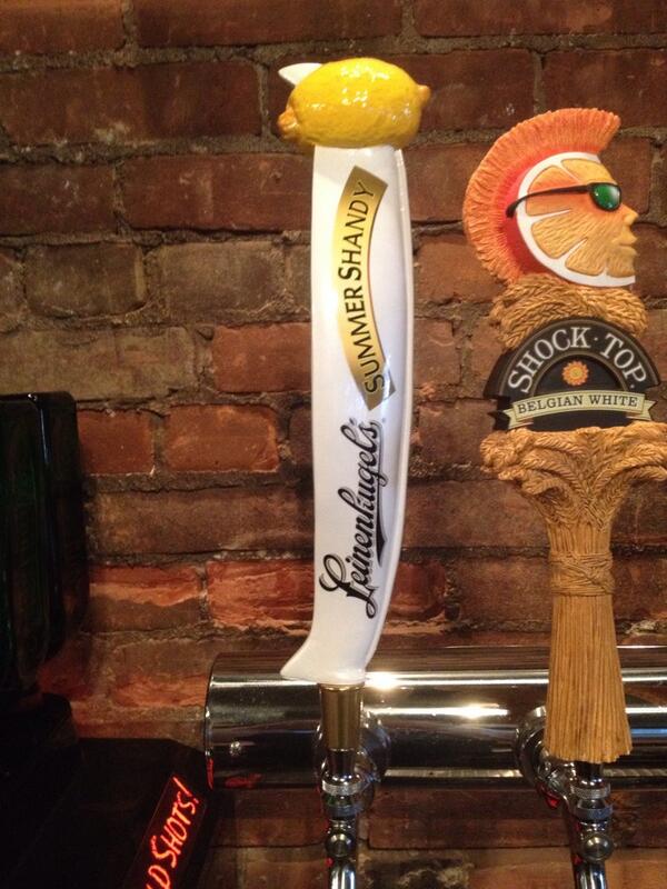 BigShotsQC's tweet photo. We finally have Summer Shandy on tap!  It is on special tonight $4 25oz drafts. We open at 4:00! http://t.co/io3pOgURV1