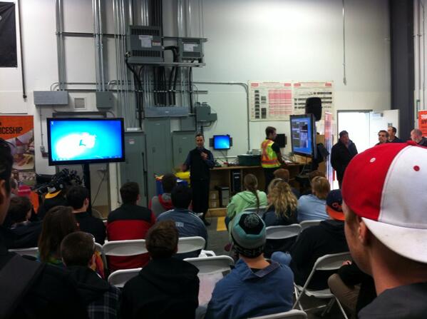 Kalaski55's tweet photo. Skills Canada BC OK Regional contest starts At Okanagan College. #skills4bc http://t.co/Y69BKmg3tI