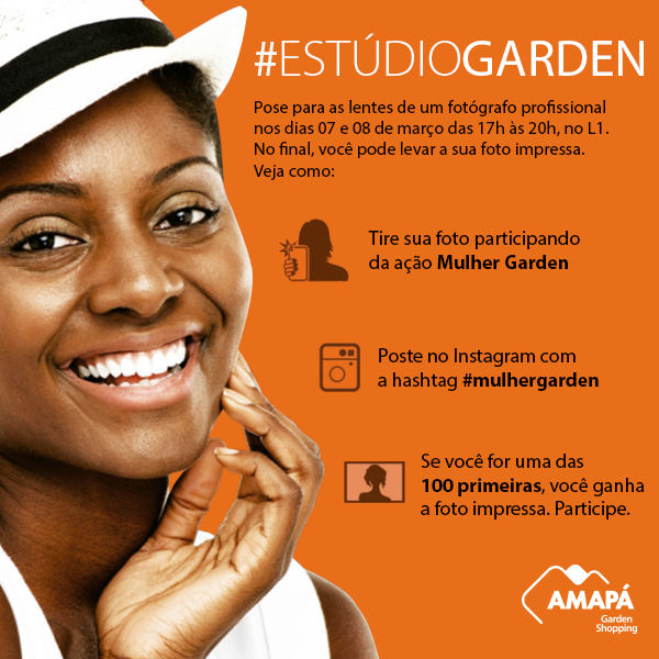 #MulherGarden tem programação especial amapagardenshopping.com.br/dia-da-mulher-…
Vem!