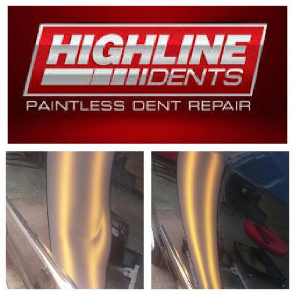 HighLineDents's tweet image. We remove door dings,minor dents and creases (727)505-8520