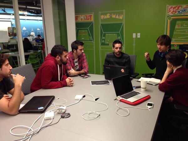 Chartboost's tweet image. CTO @Sfannan mentoring @MateoPereira and CORSEGAMES developer team on backend infrastructure #ChartboostUniversity