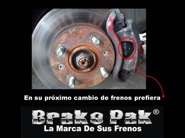 IMPORFRENOS's tweet photo. @brake_pak PREFIERA SIEMPRE BRAKE PAK, SEGURIDAD AL FRENAR http://t.co/QK3e4iFrgN