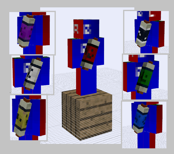 NarutoMod's tweet image. I've been working on Back items recently so though it would be cool to start with a scroll!(and colored variants!:D)