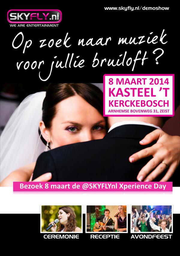 DJ4ALLPatrick's tweet photo. Morgen is 't weer zo ver, de @skyflynl #XperienceDay in @tKerckebosch te Zeist. 
Info? Kijk op http://t.co/bgDMbocM3w http://t.co/G9QvQBpAq2