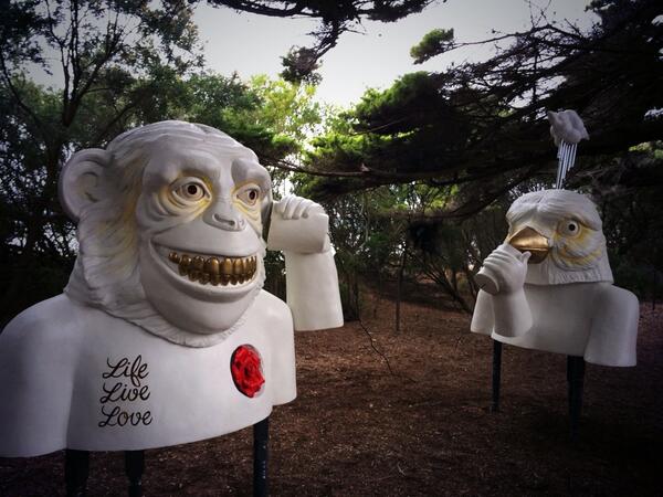 KMusster's tweet image. Favourite sculpture from Lorne art show