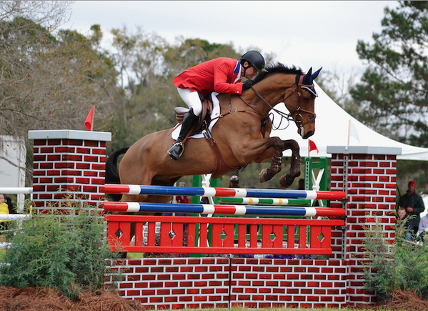 DuttonEventing's tweet photo. Tom Tierney's Atlas jumped well today at @RedHillsIntl with one rail down. #eventinglive #rhht2014 http://t.co/ar7vWVOBgx