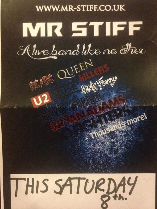 redlionbarton's tweet photo. Make sure you're here tonight for our live band Mr.Stiff !! http://t.co/tiDx0rx5zy