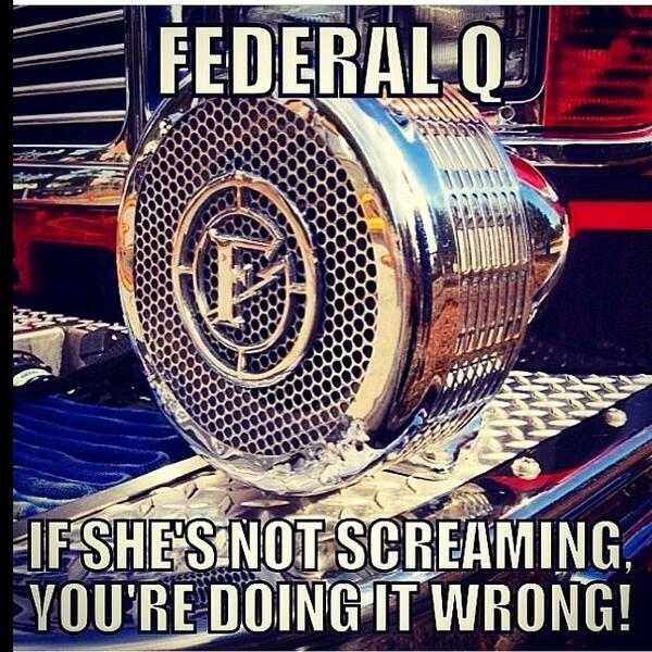 AFireStation's tweet image. I love it when she screaming #federalq #favoritesiren #makeitscream #firetruck