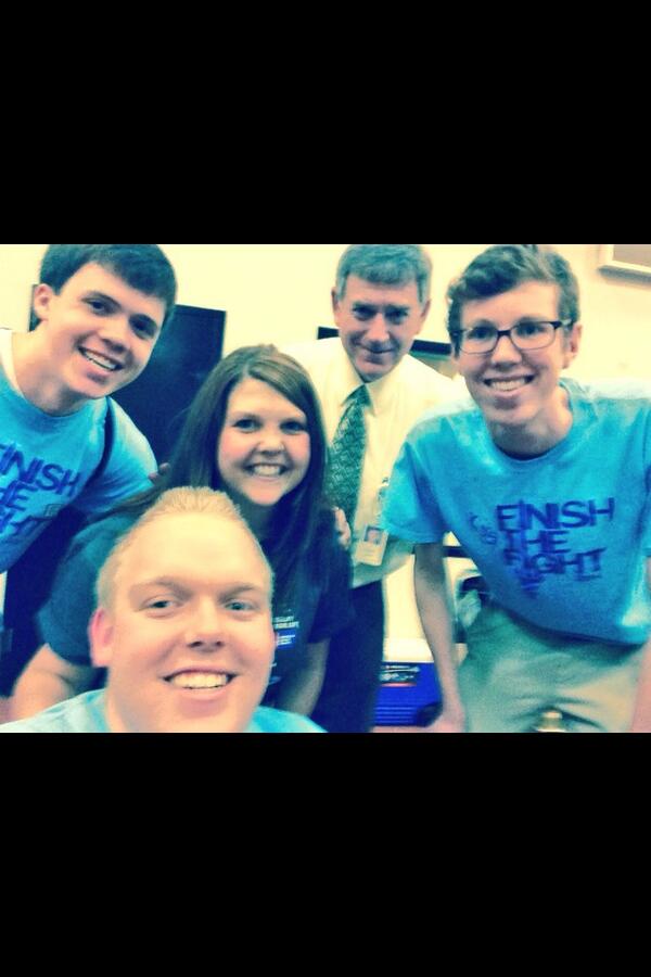 nick_edwards25's tweet photo. Relay selfie with Dr. Trig @bvschools http://t.co/XSSwFM64p8