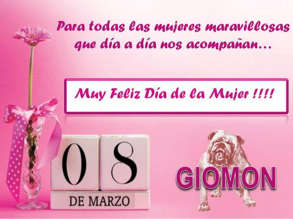 GiomonSeguridad's tweet photo. MUY FELIZ DIA A TODAS LAS MUJERES !!! http://t.co/K9h5EGvUf1