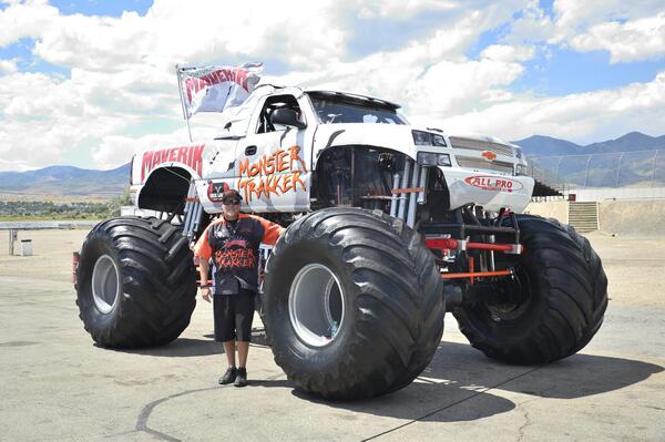 Maverik's tweet image. Maverik #MonsterTrakker will be in action @ #MonsterJam in Reno this weeknd! Best of luck, @RonDuncombe—give 'em hell