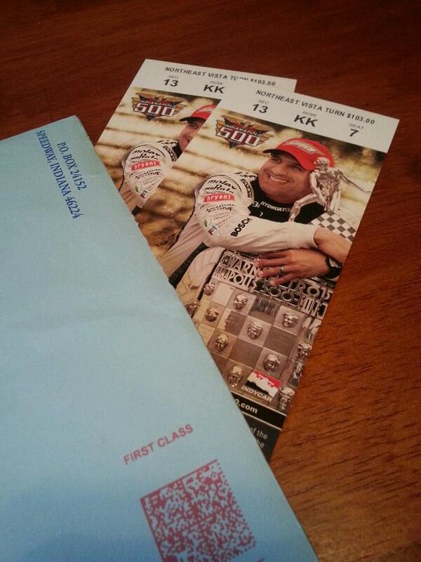jasonsjennings's tweet photo. Oh yeah! It's #blueenvelopeday at my house.  Thanks @IMS for one of the best presents I get in the mail each year! http://t.co/QnzcNyAtoZ