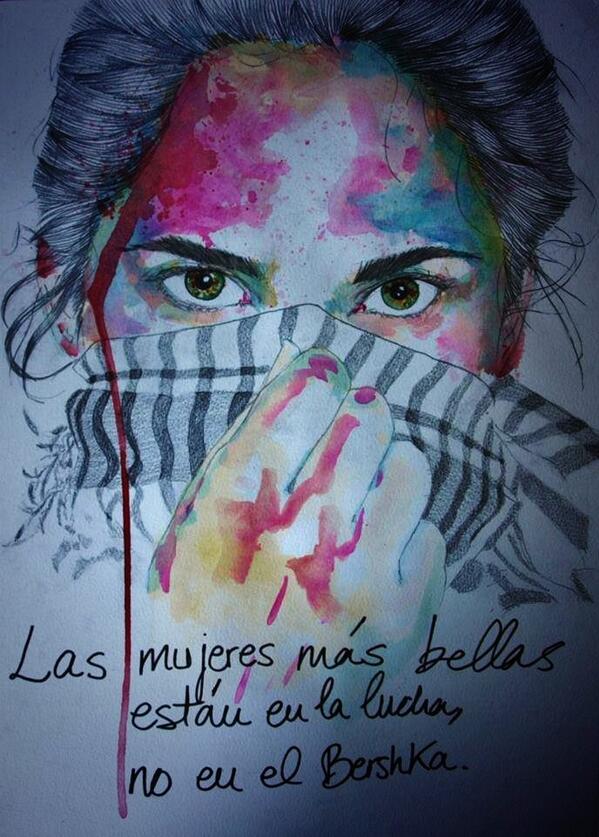 enomatx's tweet photo. Las mujeres más bellas estan en la lucha, no en el bershka. http://t.co/B0zFCJkMiw
