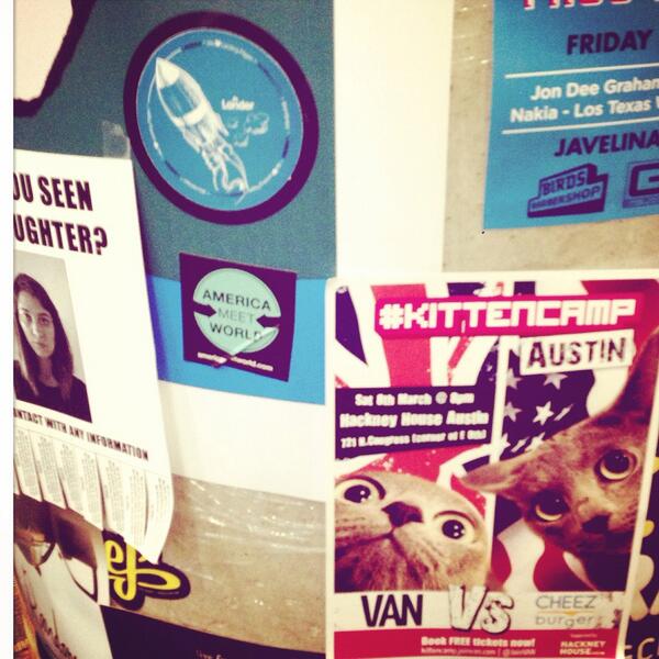shoptoday's tweet photo. You have cat to be kitten me. #SXSW14 #SXSWbyDC http://t.co/umFH6qtySB