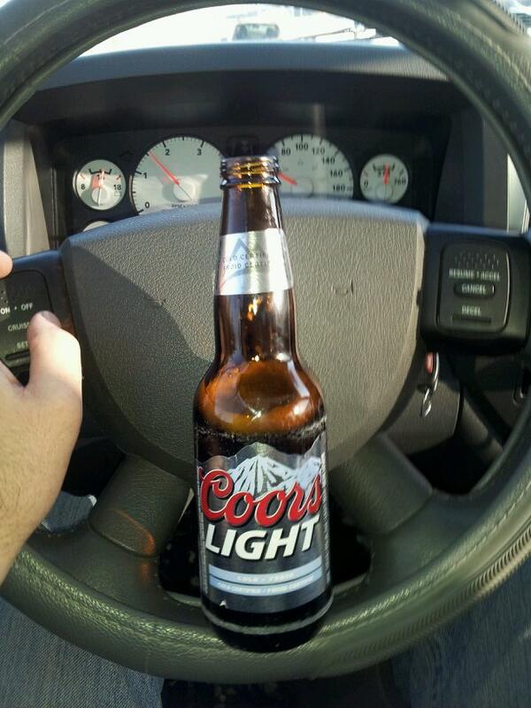 Coltsaw's tweet photo. Fuck it its Friday #drinkndriving http://t.co/kyFzgayqcg