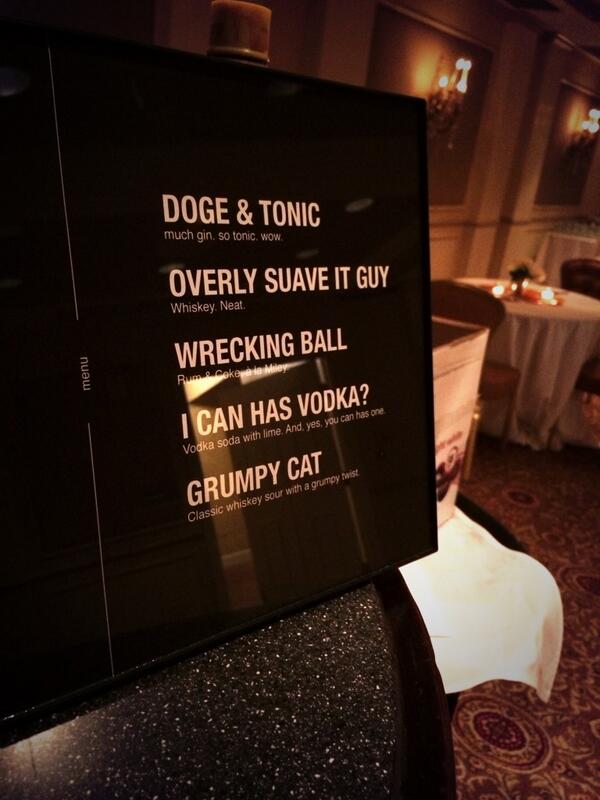 CraigElimeliah's tweet photo. Some specialty drinks... #SXSW #RAPPSXSW http://t.co/DrQYxbdo8x