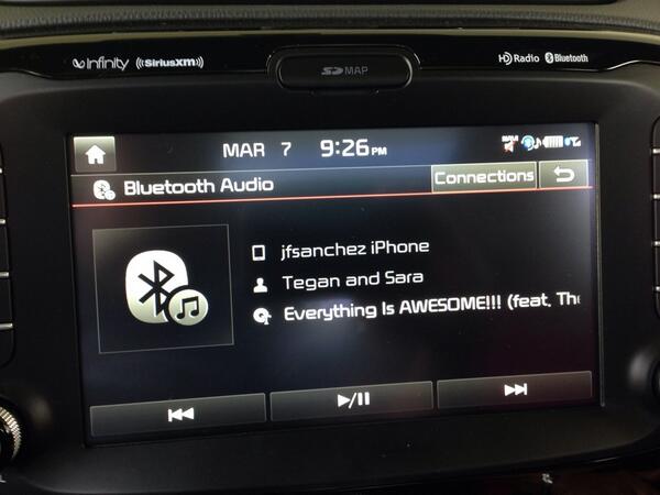 PiccoloMondoPR's tweet image. #EverythingIsAwesome con el #InfinityAudio del #KiaSoul MATE @Kiapr #bluetooth #Soul2014