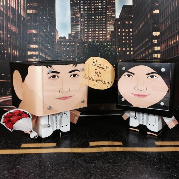 Happy 1st anniversary. <3