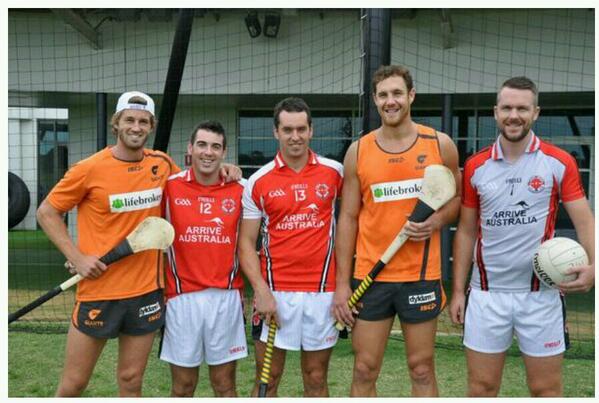 1 week to go: Cusacks in action before <a href="/GWS_Giants/">GWSGIANTS1</a> v <a href="/sydneyswans/">Sydney Swans</a> #BattleoftheBridge R1 Clash #GAA #AFL #gogwsgiants