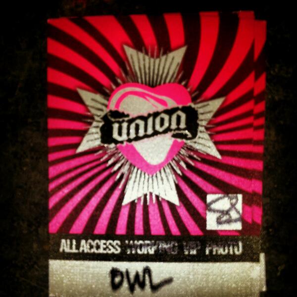 All access pass yo! #rockstars4life #yegmusic #UnionEvents #WakeOwl #LYON