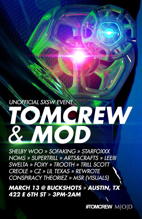 djsofaking's tweet photo. #tomcrew turned the fuck up last night. Time to do it again @ #sxsw 8-) http://t.co/nL2Pz1YEcq
