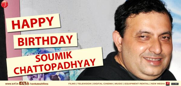 SVFsocial's tweet photo. Wishing our very own #Chirodini2 director,Soumik Chattopadhyay @writik, a very happy birthday &amp; a year of success! :) http://t.co/uuvFLP6jqS