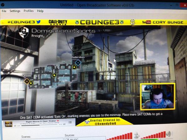 BunGeTv's tweet photo. Shoutout to @RemedyOmG for the still badass overlay he mad me on my twitch  stream. Go give him a follow @ShawnAbner http://t.co/DMoNP7lK77