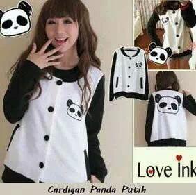 pitcomodetsm's tweet image. Jaket panda, Kode : CR8, IDR 75rbu