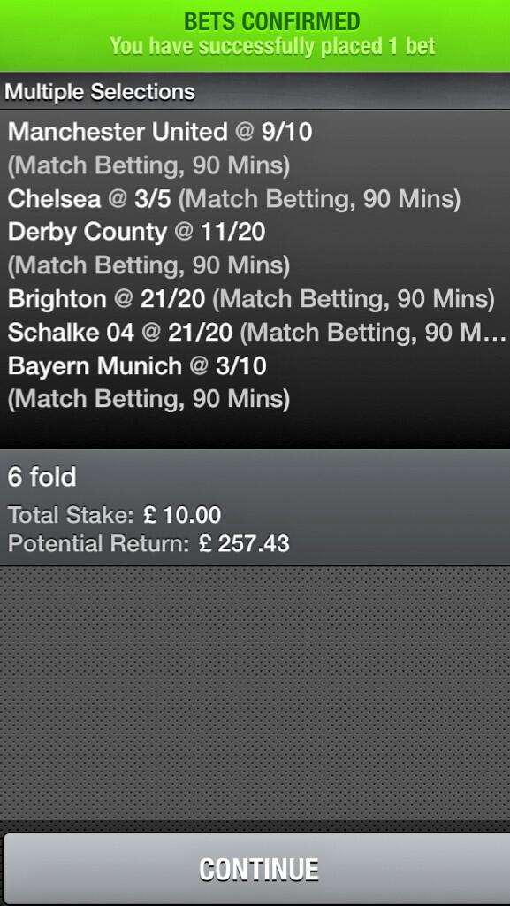 thetopbet's tweet image. EARLY COMP: 6 fold returns £257.43. 

RT to win this bet.

Winner announced at 13:30 and must be following!