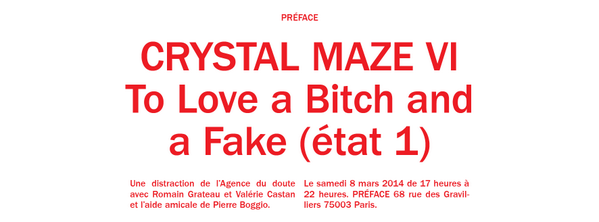preface_gallery's tweet photo. TODAY ! 17:00 > 22:00 Crystal Maze x Sunshine x Cocktail See You at Préface ! http://t.co/0Kee0hu8ZX