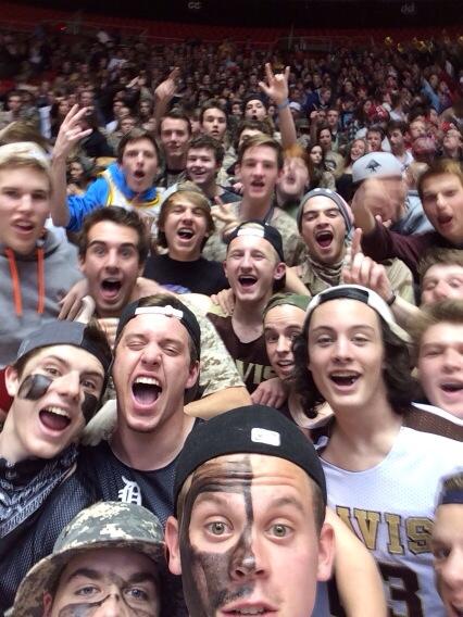 chanch_8's tweet photo. One last #MOBselfie from tonight. I love my school. I love every single one of you fools. http://t.co/FVXJoZbioC