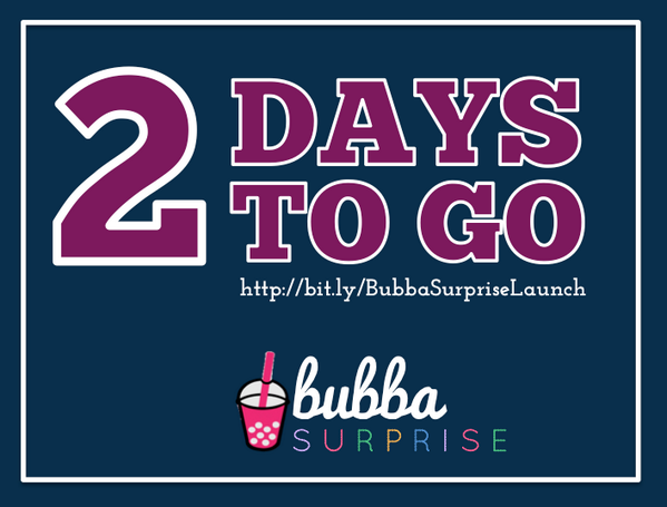bubbasurprise's tweet photo. A bursting surprise is coming your way! Two days left until the #BubbleSurprise launch!!!! Who's excited?? http://t.co/iAYdDkRo1n