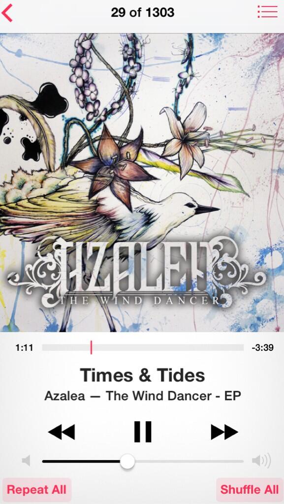 Ebulientsamurai's tweet photo. Listening to some @AzaleaLV on my way home from work. Check 'em out if you haven't already, their dope af! http://t.co/BpkLG8dRON