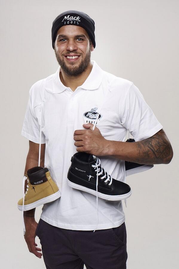 MackBoots's tweet photo. Our man @buddy_franklin with his signature series leisure/casual boots "Buddy". In store now at @rebelsport #Buddy http://t.co/yJM7rZrWfF