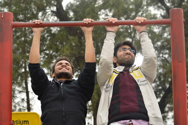 OWYP_NUSTHub's tweet photo. "Knowing that I wasn't the only one who couldn't do a pull up" #Yawar #SST2014 #MyMoment http://t.co/MPlTm2HjFZ