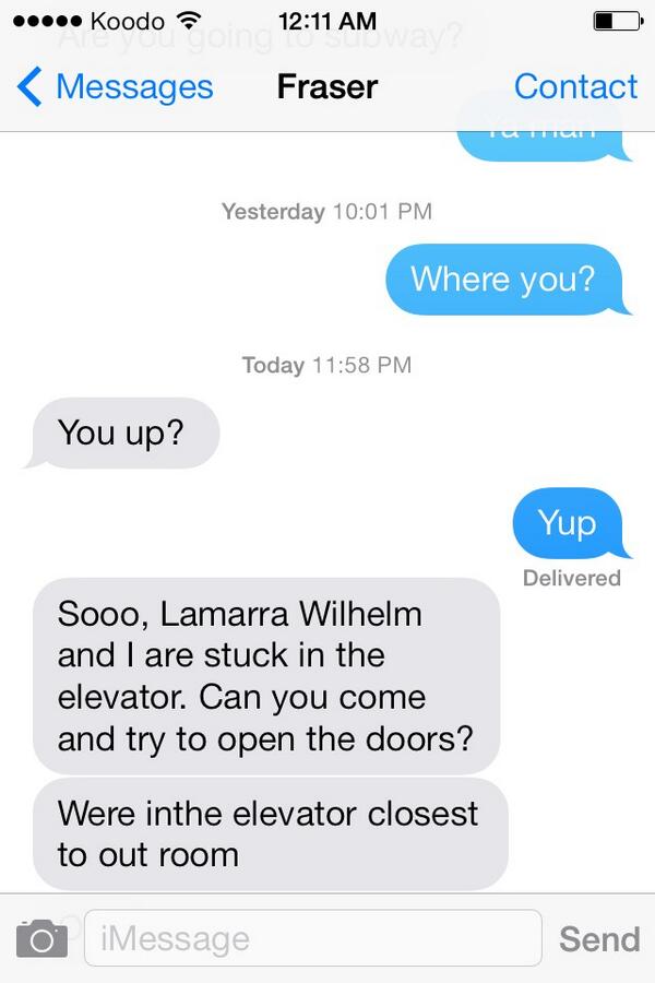 Uwin_NFalk's tweet image. @CISElevator The text that started it all. #sos #3guys1elevator