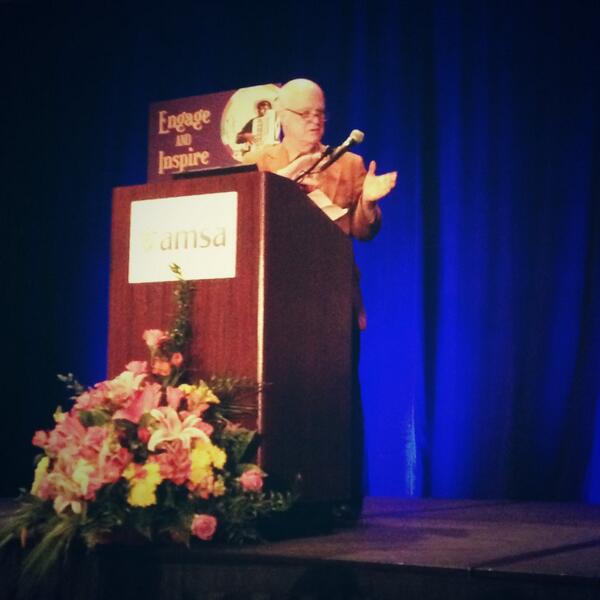 Dr. Charlie Clements' keynote at #AMSACon inspiring members to sustain hope towards social justice! <a href="/AMSANational/">American Medical Student Association (AMSA)</a>