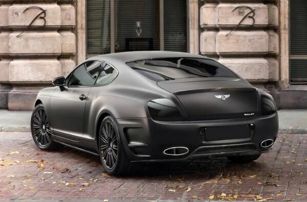 auto_everything's tweet image. All black Bentley