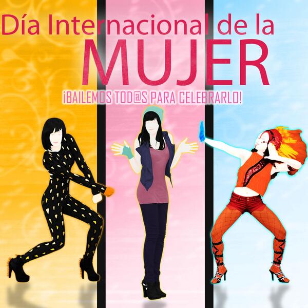 JustDanceSpain's tweet photo. ¡Feliz día internacional de la mujer! #justdance2014 #quenoparelafiesta http://t.co/HpLdmby72n
