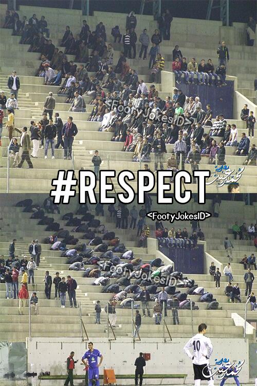 RESPECT untuk supporter seperti ini!