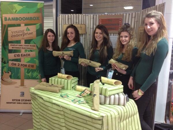 emmaljones's tweet photo. The beautiful @BamboomboxNGHS girls selling out of supplies in Shrewsbury Darwin Centre #youngentrepreneurs http://t.co/8f35XL4iQt