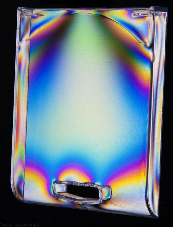 DaveHenniker's tweet image. Effect discovered by Scottish man Sir David Brewster born in Jedburgh 1781. en.wikipedia.org/wiki/David_Bre… #photoelasticity