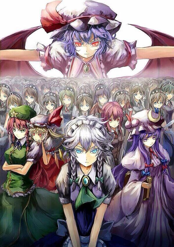垢移行中 Ar Twitter 今日の東方画像 夜の東方大フォロー祭 東方好きならrt Rtした2次元アイコンの人全員フォローする 今なら 東方厨が狂ったようにrtとフォローしてくれるはず 今回は紅魔館 超 オールスターです Http T Co 96em8lxo9o