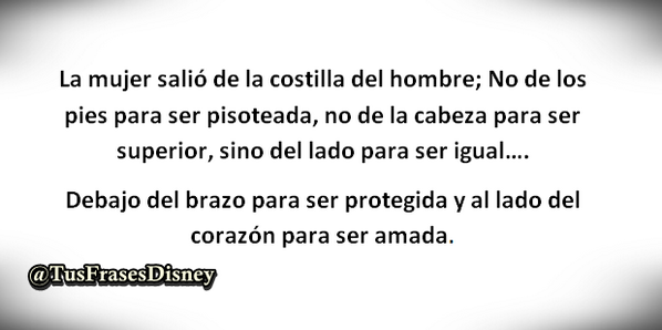 TuFraseDisney's tweet photo. Dedicado a todas las mujeres. #FelizDiaDeLaMujer http://t.co/EPSSUUMT3a