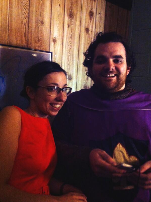 GoViolets's tweet photo. This is @DomMillerLite or @bluebeardmusic  with Steph http://t.co/yAmLvoLCIe