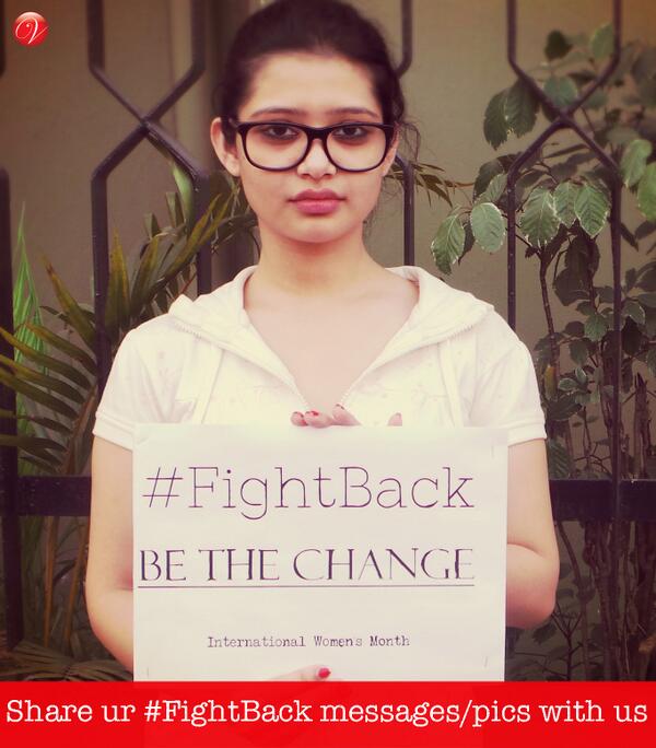 SVFsocial's tweet photo. Be The Change. Share ur #FightBack pics/msgs with us &amp; we'll retweet it. Spread the word, RT @SahaEna http://t.co/0n6YeH9QwP