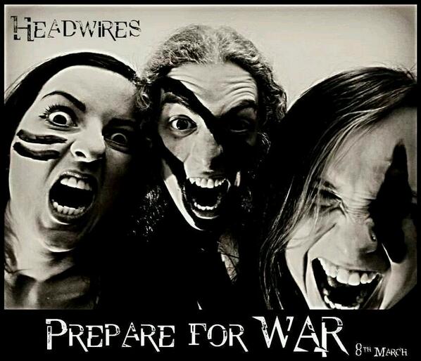 Fantastic video premiere gig last night! Look out for our single and video online later #PrepareForWar #GetWired